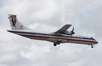 N408AT @ MIA - American Eagle ATR 72 - by Florida Metal
