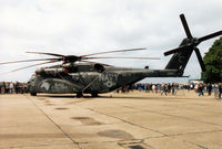 163057 @ MHZ - MH-53 of HC-4 based at NAS Sigonella on display at the 1995 RAF Mildenhall Air Fete. - by Peter Nicholson