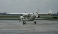 N5383S @ KAXN - Cessna 337A Skymaster taxiing for departure.