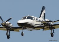 N425JT @ KAPA - On final approach to 17L