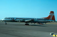 G-AZIN @ LMML - CL44 G-AZIN Transmeridian Air Cargo