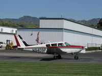 N9409P @ SZP - 1970 Piper PA-24-260TC Turbo COMANCHE C, Lycoming TIO-540-N1A5 260 Hp, landing roll Rwy 04 - by Doug Robertson