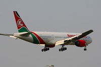 5Y-KQT @ EGLL - Kenya Airways - by Chris Hall