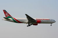 5Y-KQT @ EGLL - Kenya Airways - by Chris Hall