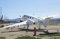 N143SC - Scaled Composites (Burt Rutan design for Beechcraft) Model 143 Triumph at the Joe Davies Heritage Airpark, Palmdale CA - by Ingo Warnecke