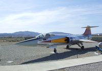 N812NA - Lockheed F-104N Starfighter outside the main gates of the Lockheed plant, Palmdale CA - by Ingo Warnecke