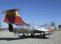 N812NA - Lockheed F-104N Starfighter outside the main gates of the Lockheed plant, Palmdale CA - by Ingo Warnecke