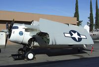 N86572 @ KCNO - Grumman (General Motors) FM-2 (F4F) Wildcat visiting for a lecture and flight demonstration at the Planes of Fame Museum, Chino CA - by Ingo Warnecke