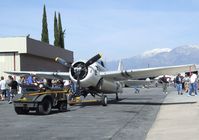 N86572 @ KCNO - Grumman (General Motors) FM-2 (F4F) Wildcat visiting for a lecture and flight demonstration at the Planes of Fame Museum, Chino CA - by Ingo Warnecke