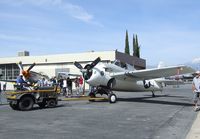 N86572 @ KCNO - Grumman (General Motors) FM-2 (F4F) Wildcat visiting for a lecture and flight demonstration at the Planes of Fame Museum, Chino CA - by Ingo Warnecke