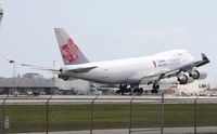B-18707 @ MIA - China Airlines Cargo 747-400F - by Daniel Compton