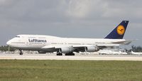 D-ABTF @ MIA - Lufthansa 747-400