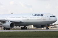 D-AIKH @ MIA - Lufthansa A330 - by Florida Metal
