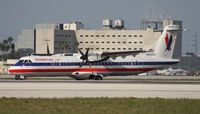 N407AT @ MIA - Eagle ATR72 - by Florida Metal