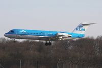 PH-WXC @ ELLX - Landing on rwy 06 - by Raybin