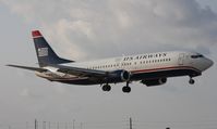 N445US @ MIA - US Airways 737-400 - by Florida Metal