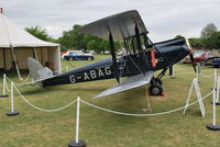 G-ABAG - Gipsy Moth at a Rolls Royce and Bentley owners do at Runnymede. These were real Rollers and Bentleys, not the junk now produced by BMW and Volkswagen. - by moxy