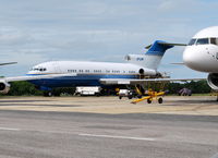 VP-CJN @ EGHL - Starling Aviation Boeing 727-76 at Lasham - by moxy