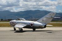 N87CN @ KCNO - Taxiing out for a demonstration with the F-86 - by Nick Taylor Photography
