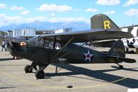 N35786 @ KCNO - Piper J-5A on display at the Planes of Fame Air Show - by Nick Taylor Photography