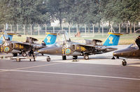 60096 @ EGVA - Sk.60A of F5 Wing of the Royal Swedish Air Force's Team 60 aerobatic display team on the flight-line at the 1996 Royal Intnl Air Tattoo at RAF Fairford. - by Peter Nicholson