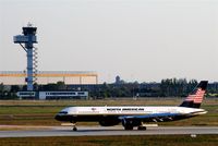 N755NA @ EDDP - One of those foxy looking aircrafts of Northern American has just arrived on rwy 08L. - by Holger Zengler