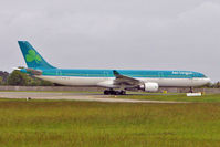 EI-EAV @ EIDW - Aer Lingus A330 arriving at Dublin - by Terry Fletcher