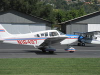 N16497 @ SZP - 1973 Piper PA-28-235 CHEROKEE CHARGER, Lycoming O-540-D4B5 235 Hp, takeoff roll Rwy 04 - by Doug Robertson
