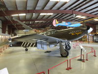 N4235Y @ KCNO - North American P-51A Mustang at the Planes of Fame Air Museum, Chino CA - by Ingo Warnecke