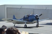 N670AM @ KCNO - Douglas SBD-5 Dauntless at the Planes of Fame Air Museum, Chino CA - by Ingo Warnecke