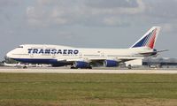 VP-BVR @ MIA - Transaero 747 - by Florida Metal