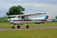 G-BHDM @ EGBP - R/Cessna F.152 [1684] Kemble~G 10/07/2004 - by Ray Barber