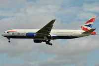 G-YMMH @ EGLL - On approach to r/w 27L