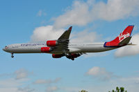 G-VATL @ EGLL - Approaching r/w 27L - by Robert Kearney