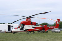 N312KA @ MWL - Type 1 Helicopter in Texas for the Possum Kingdom Fire - At Mineral Wells Airport