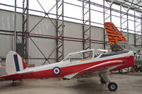 G-BXCV @ EGSU - In restoration Hangar - by John Richardson