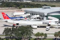 N808NW @ TPA - Northwest A330 - by Florida Metal