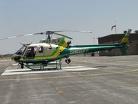 N953LA @ POC - Firing up to leave on a call - by Helicopterfriend