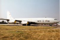 LX-N20198 @ EGVA - Boeing 707-329C of the NATO Airborne Early Warning Force on display at the 1996 Royal Intnl Air Tattoo at RAF Fairford. - by Peter Nicholson