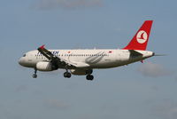 TC-JPN @ EBBR - Flight TK1937 is descending to RWY 25L - by Daniel Vanderauwera
