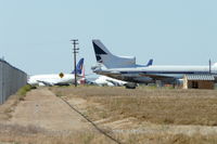 EX-058 @ VCV - At the Southern California Logistics Airport, Adelanto, California in the Mojave desert.  Has seen better days... - by D King