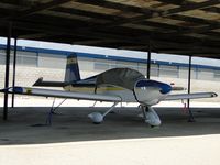 N951DM @ CCB - Covered up, tied down and parked in the shade - by Helicopterfriend