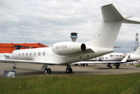 XA-FEM @ EGGW - Gulfstream Aerospace GV-SP (G550), c/n: 5281 at Luton - by Terry Fletcher