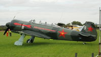 G-OYAK @ EGMJ - 1. YAK C11 - at Little Gransden Air Show August 2010 - by Eric.Fishwick