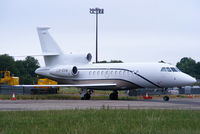 LX-SVW @ EGSS - Global Jet Luxembourg - by Chris Hall