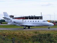 G-OMEA @ EGGW - Marshall Executive Aviation - by Chris Hall