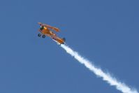 N5580M @ KCCB - Overhead break with smoke on at the Cable fly-in - by Nick Taylor Photography