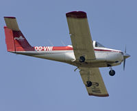 OO-VNI @ EBCI - T-tail for this Tomahawk (competitor of Cessna 152) on short final rwy 07. - by Philippe Bleus