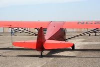 N27598 @ KAJO - Taylorcraft parked at the East end of the field.