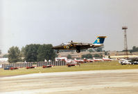 60098 @ EGVA - Saab Sk.60A number 5 of the Team 60 display team of the Royal Swedish Air Force landing at the 1996 Royal Intnl Air Tattoo at RAF Fairford. - by Peter Nicholson